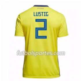 Camisetas Suecia Lustig 2 Primera Equipacion Mundial 2018